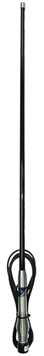 UHF CB Radio detachable antenna, black, 477 MHz, 100W, UHF male PL259, 5m cable, 6.6 dBi – 1.1m